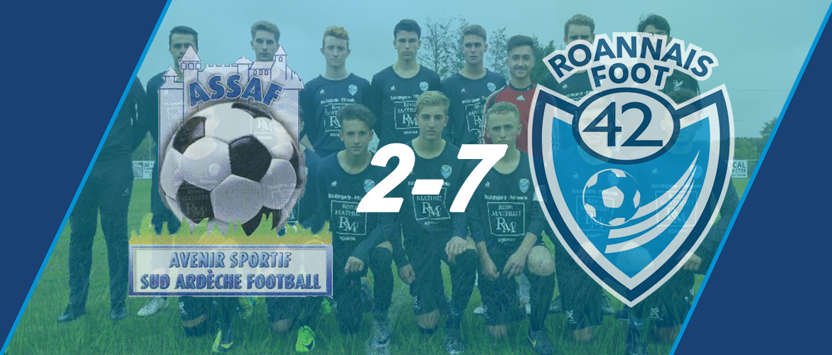 U19 : Première victoire en championnat !