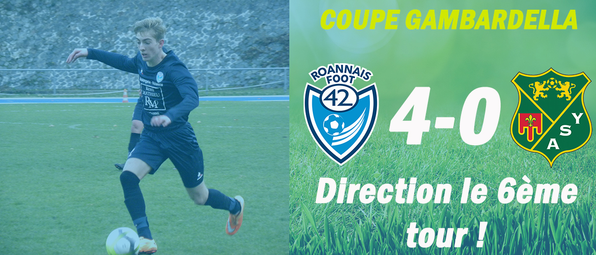 Coupe Gambardella : En route pour le 6ème tour !