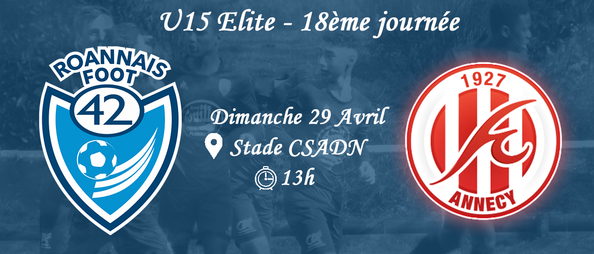 U15 Elite : une rencontre cruciale