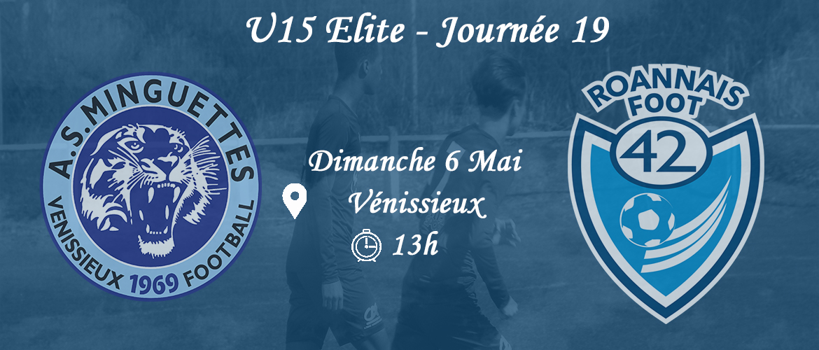 U15 Elite : les roannais en chasse