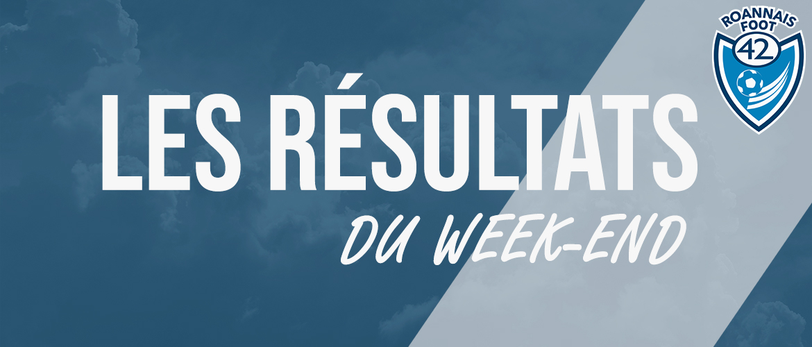 Les résultats du week-end du 26 et 27 Octobre