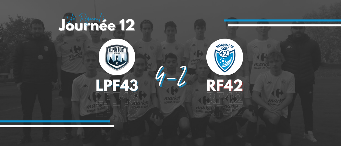 U16 R1 : UNE DEFAITE ENCOURAGEANTE !